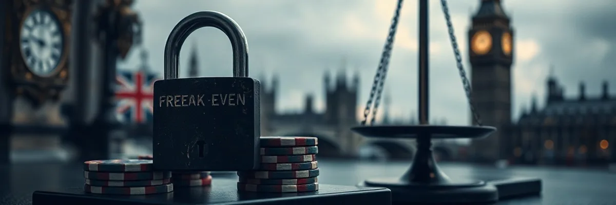 Break-even arithmetic for a typical session for players in the UK